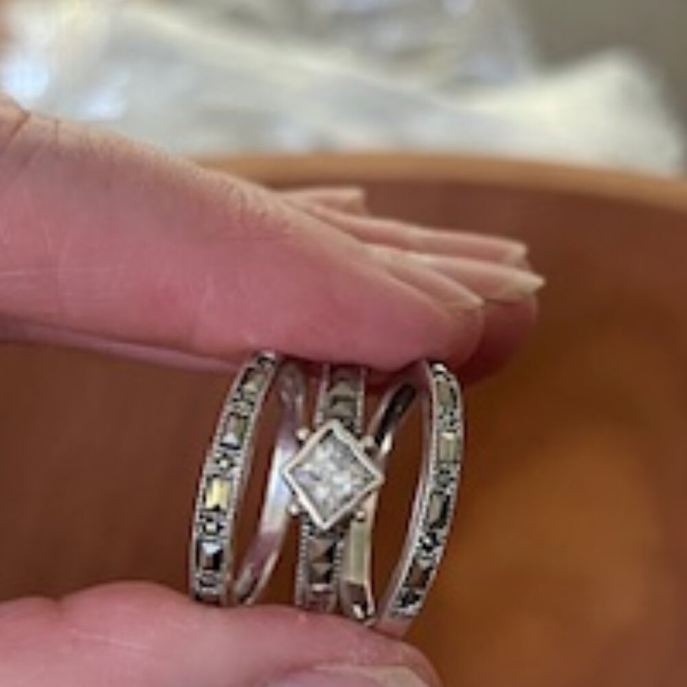 Beautiful Sterling Silver Stackable Rings, Set Of… - image 2